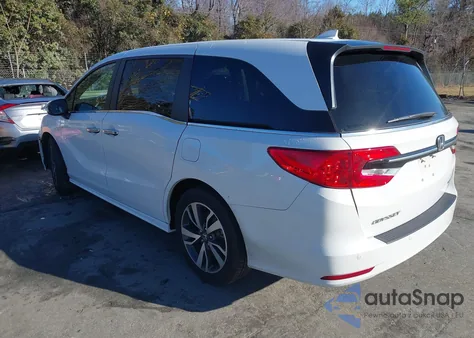 2022 Honda Odyssey Touring from USA, damaged, VIN 5FNRL6H84NB027030